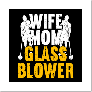 Glassblowing Glass Blower Glass Blowing Glassblower Posters and Art